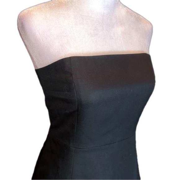 J. CREW Classy Black Strapless Cocktail Dress Size 0, NWT! - Picture 2 of 6